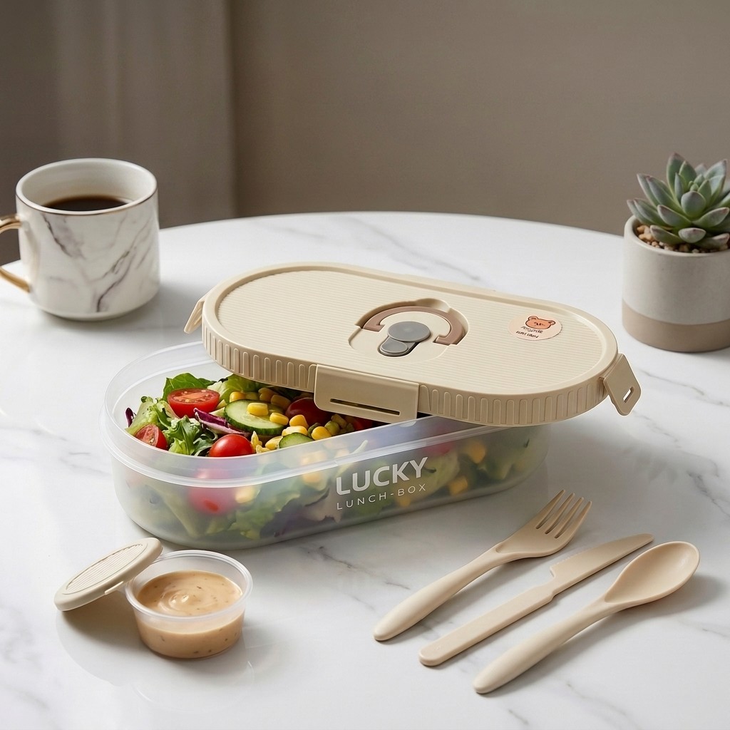 Meal Prep Lunch Boxes - Portable Leakproof Bento Lunch Box for