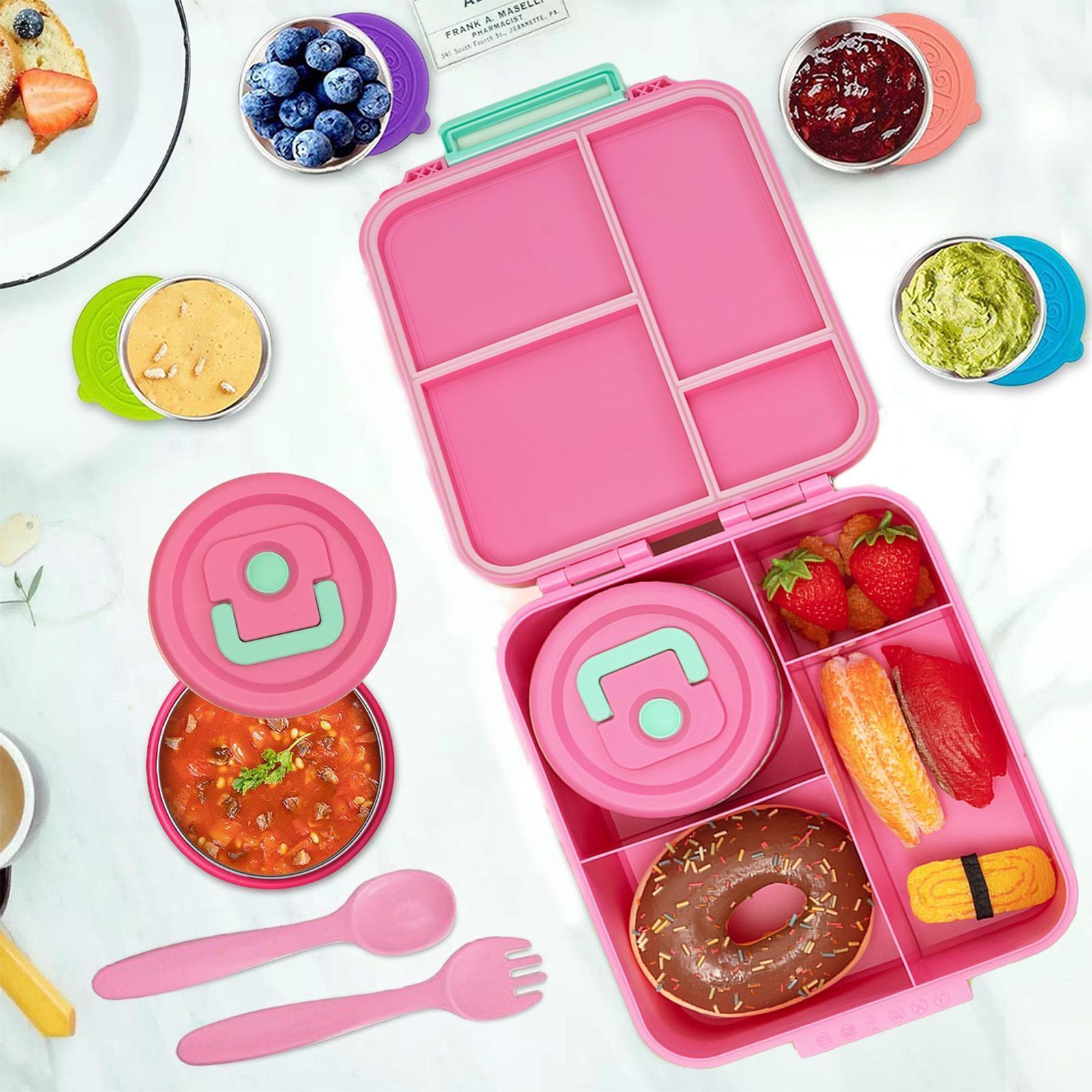 Meal Prep Lunch Boxes - Kids Bento Lunch Box with 4