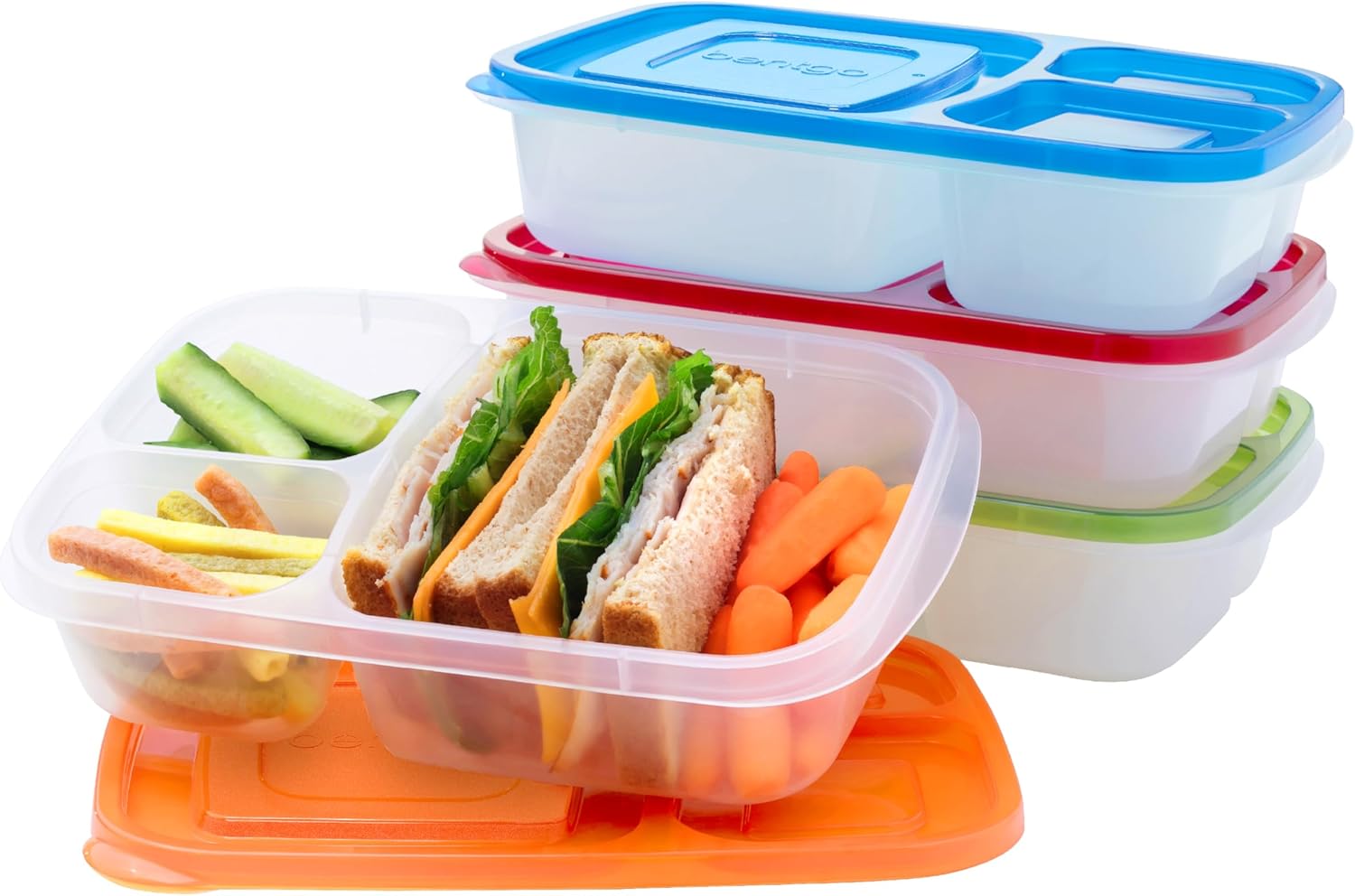 Meal Prep Lunch Boxes - Original Stackable Lunch Boxes - Reusable