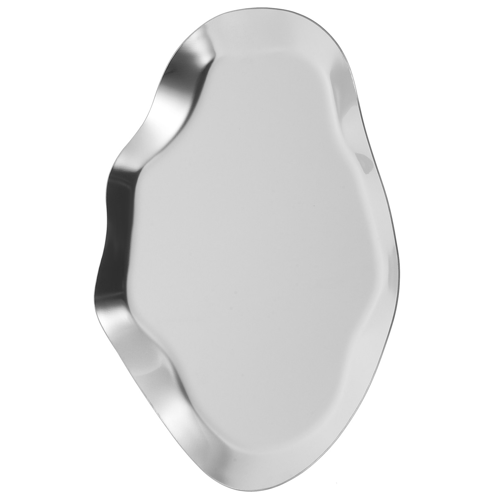 Meal Prep Organizer - Stainless Steel Irregular Shaped Decorative Tray