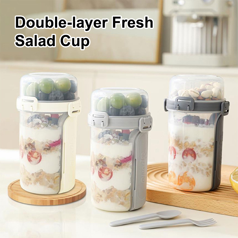 600ML Salad Oatmeal Cup Breakf - Meal Prep Yogurt Cups avis et prix