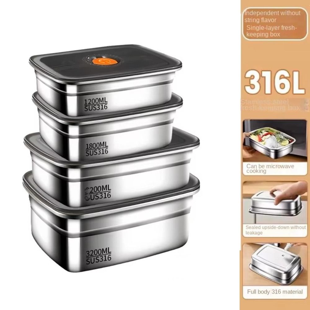Stainless Steel Camping Lunch  - Meal Prep Freezer avis et prix