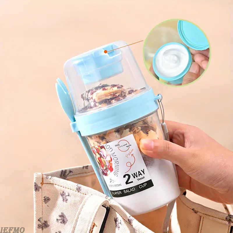 On-the-Go Salad Bowl Set with  - Meal Prep Yogurt Cups avis et prix