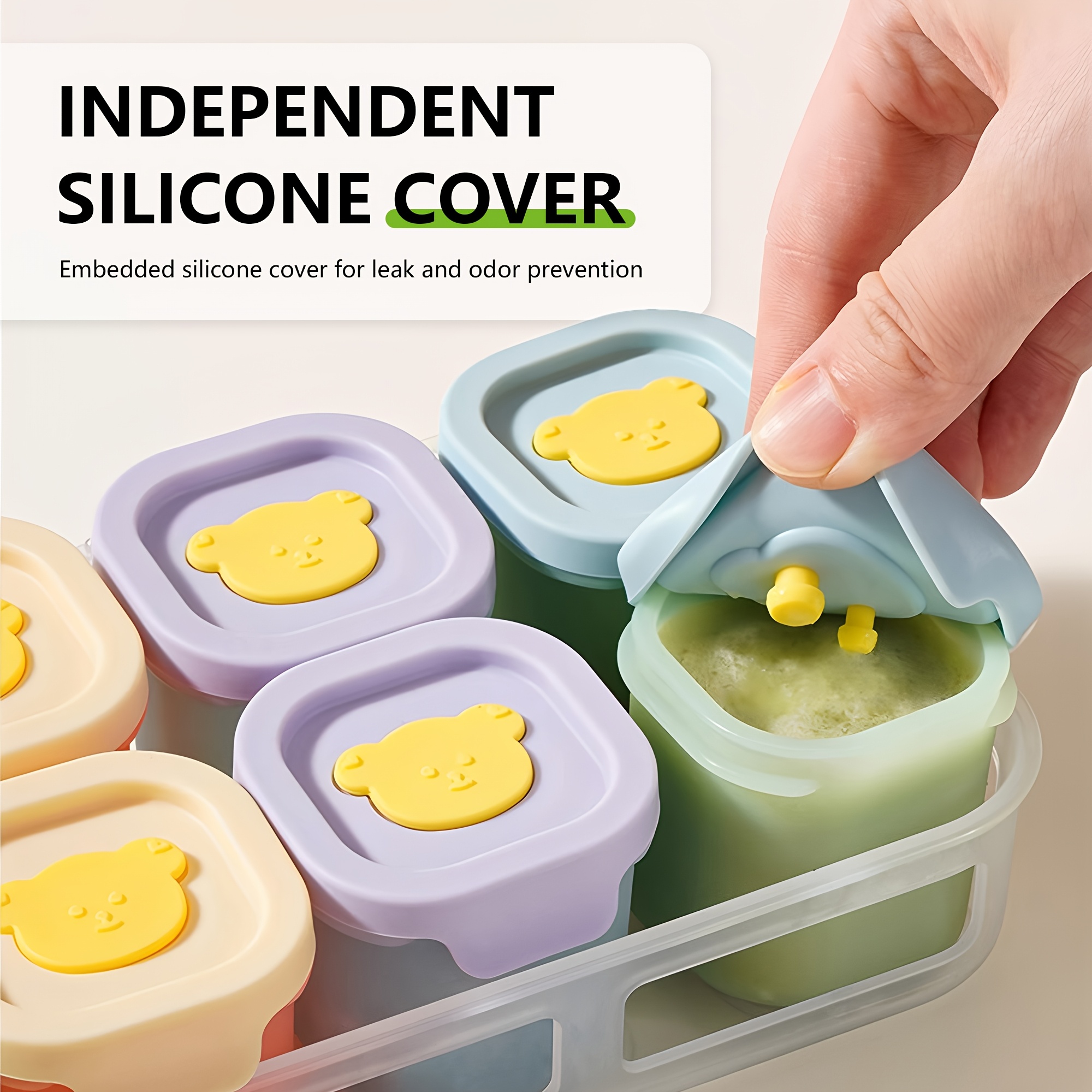 9pcs Silicone Food Storage Con - Meal Prep Healthy Recipes avis et prix