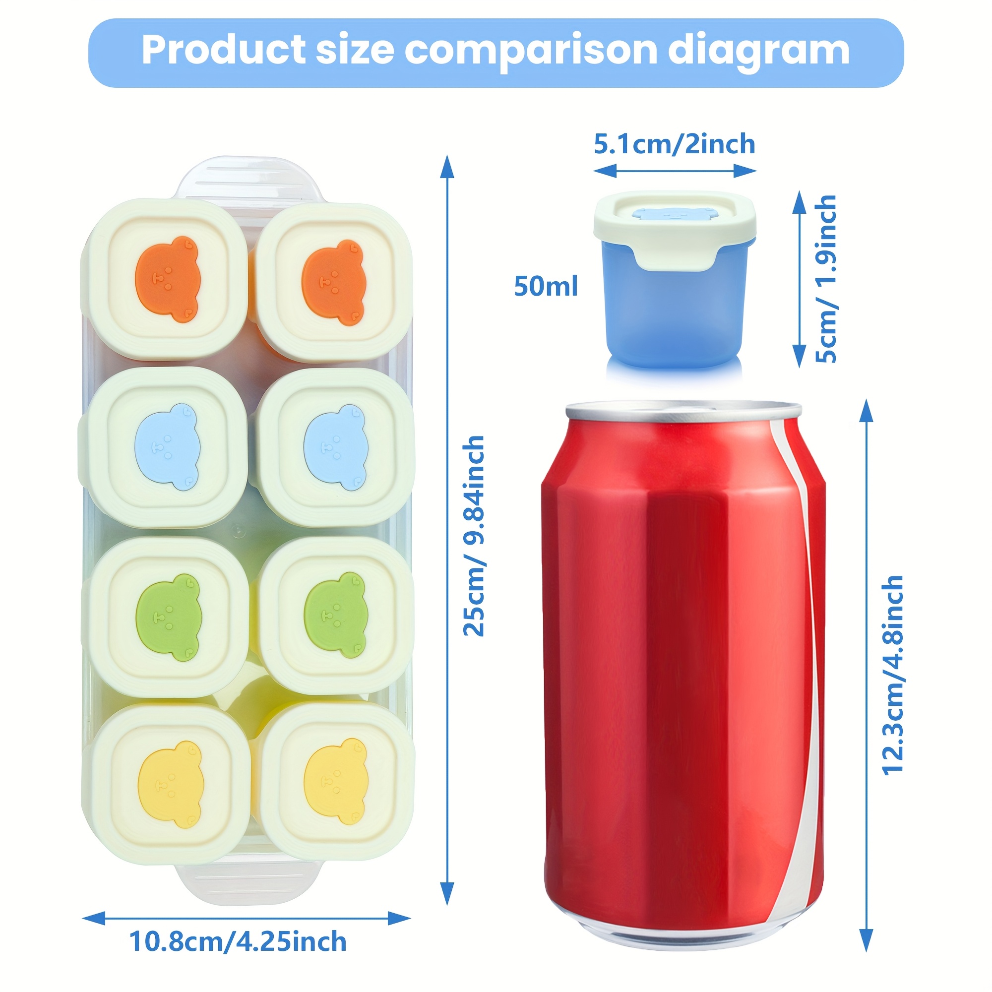 9pcs Silicone Food Storage Con - Meal Prep Healthy Recipes avis et prix