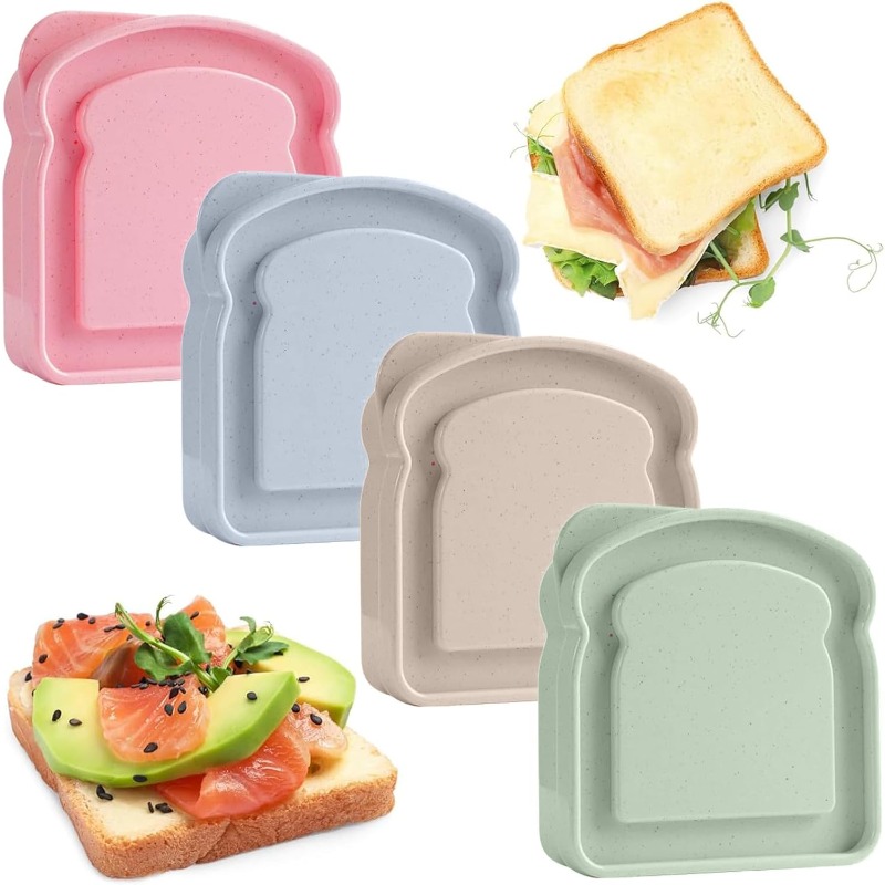1/4pcs Sandwich Container Lunc - Meal Prep Lunch Boxes avis et prix