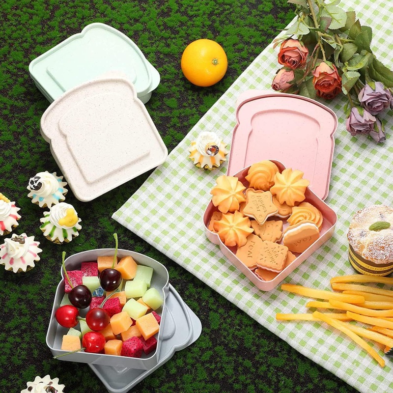 1/4pcs Sandwich Container Lunc - Meal Prep Lunch Boxes avis et prix