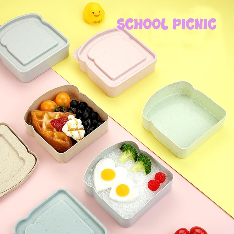 1/4pcs Sandwich Container Lunc - Meal Prep Lunch Boxes avis et prix
