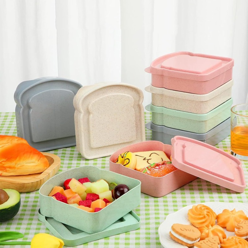1/4pcs Sandwich Container Lunc - Meal Prep Lunch Boxes avis et prix