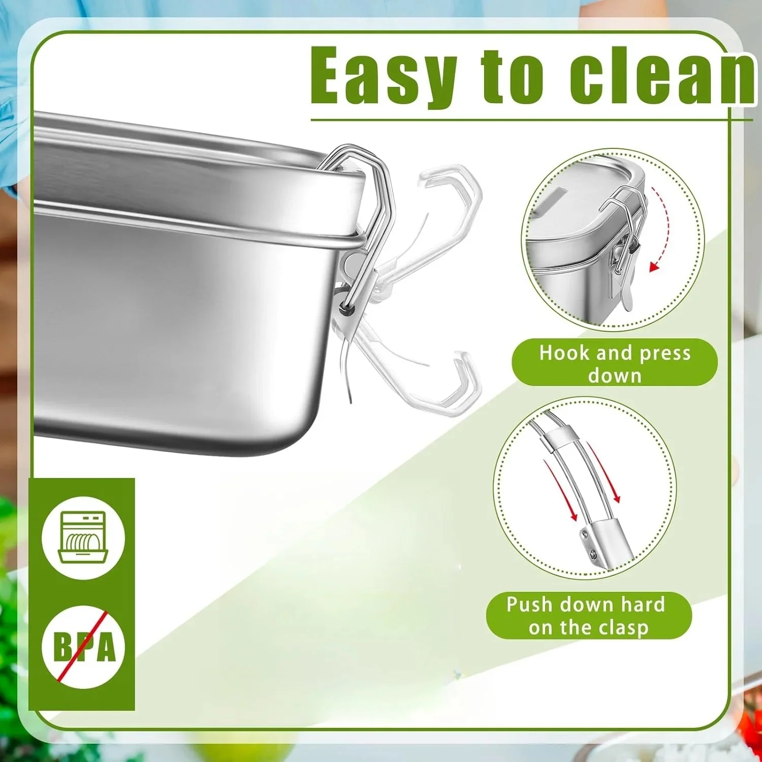 Stainless Steel Lunch Box for  - Meal Prep Lunch Boxes avis et prix