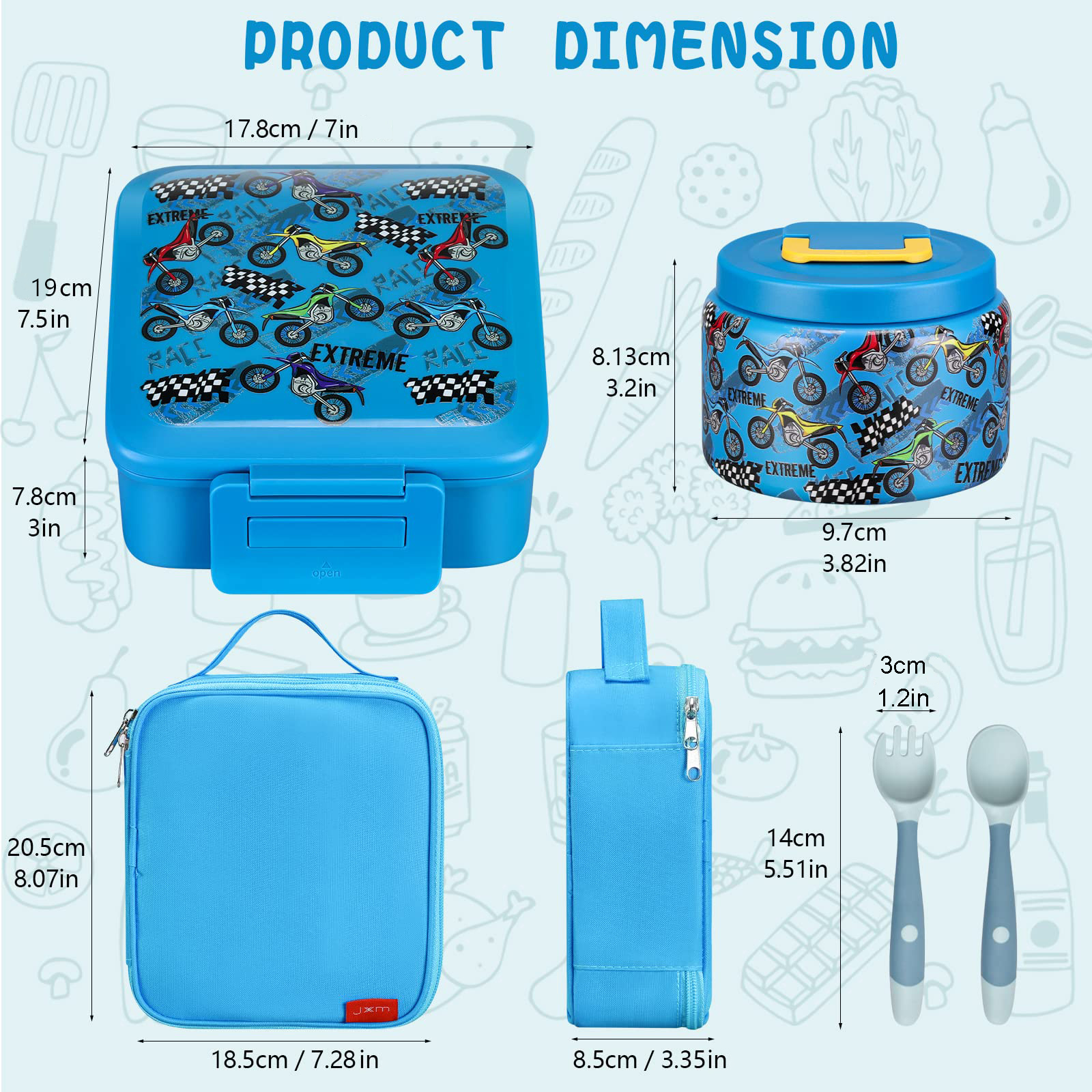 Bento Lunch Box for Kids With  - Meal Prep Lunch Boxes avis et prix