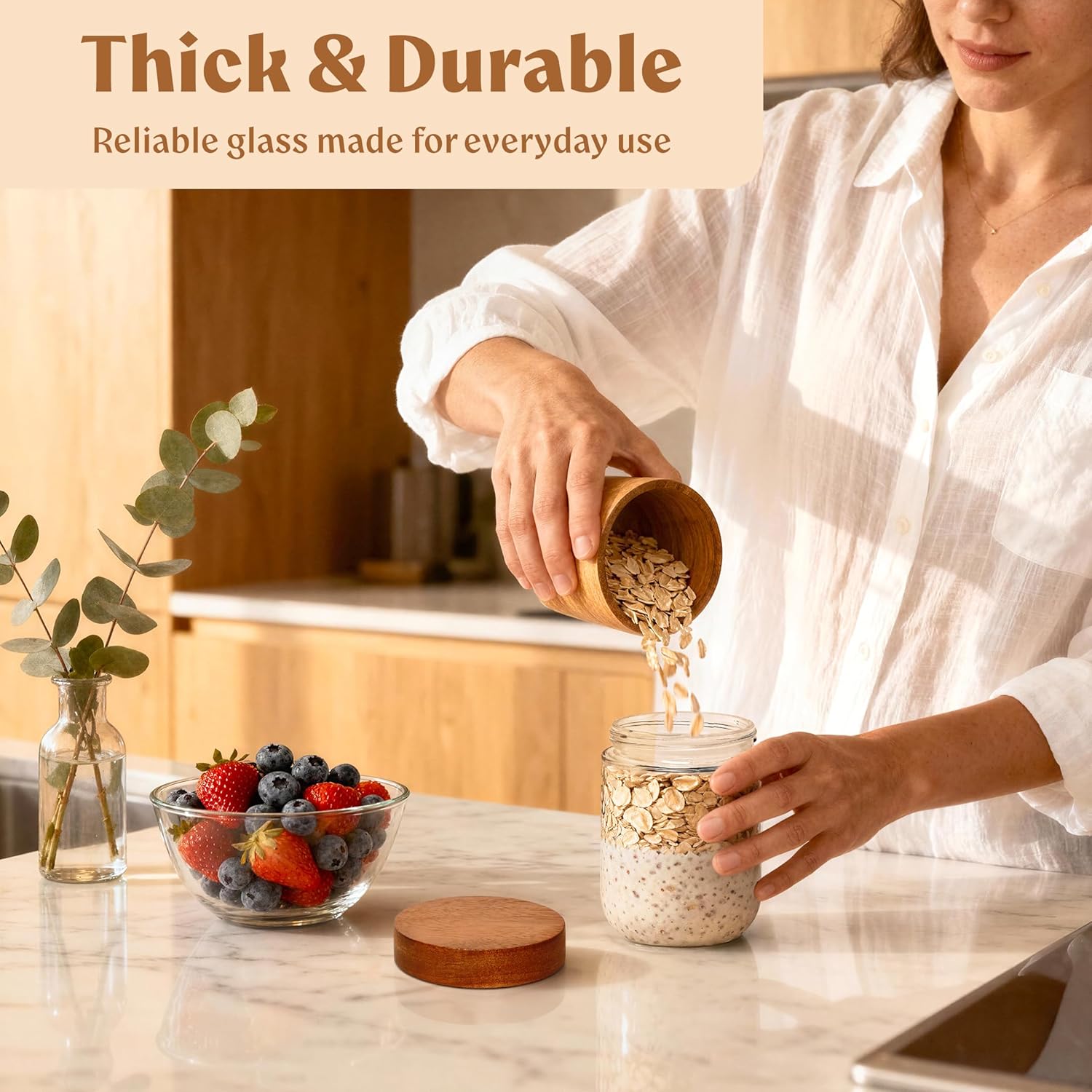 Overnight Oats Containers with - Meal Prep Containers avis et prix