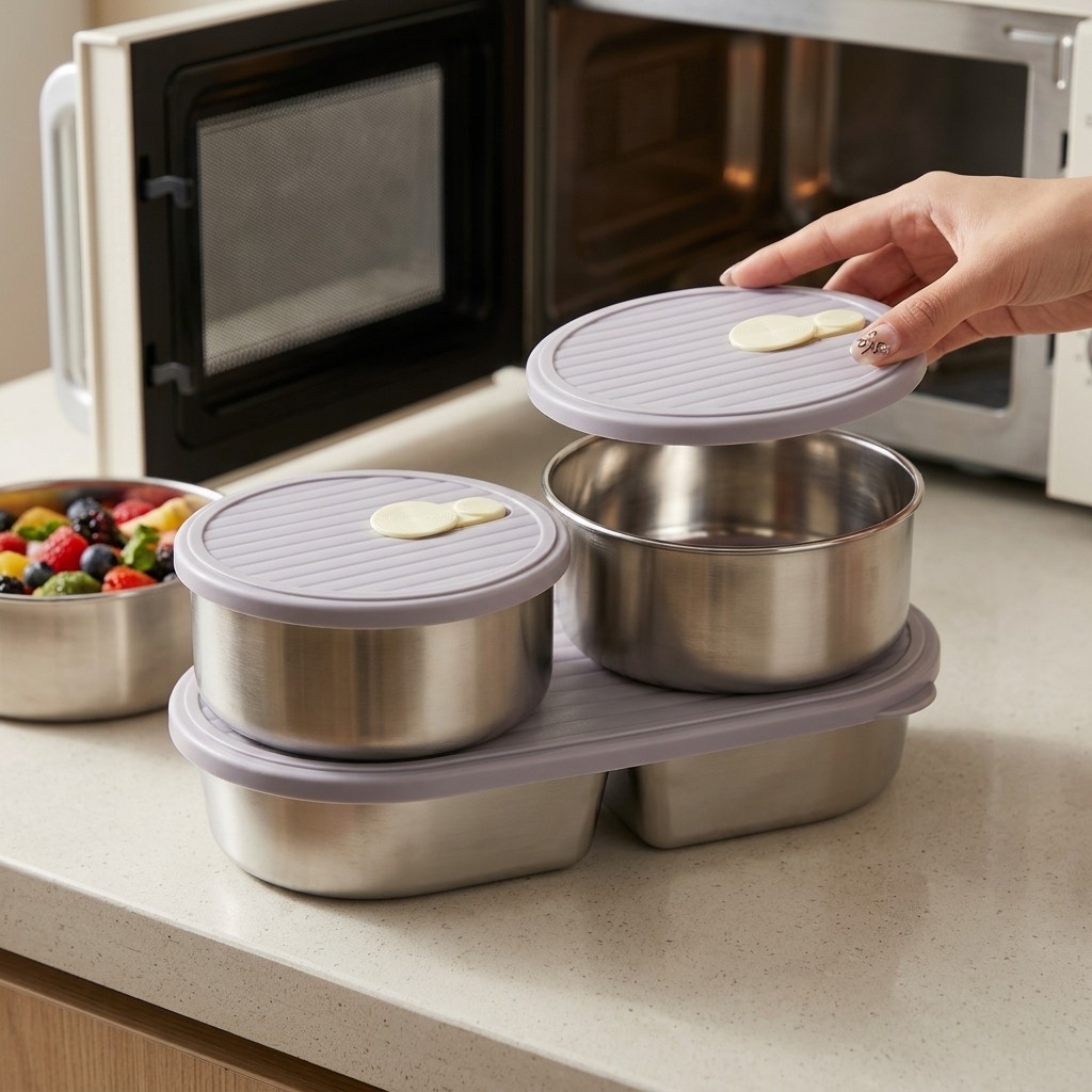 Microwavable 304 Stainless Ste - Meal Prep Lunch Boxes avis et prix