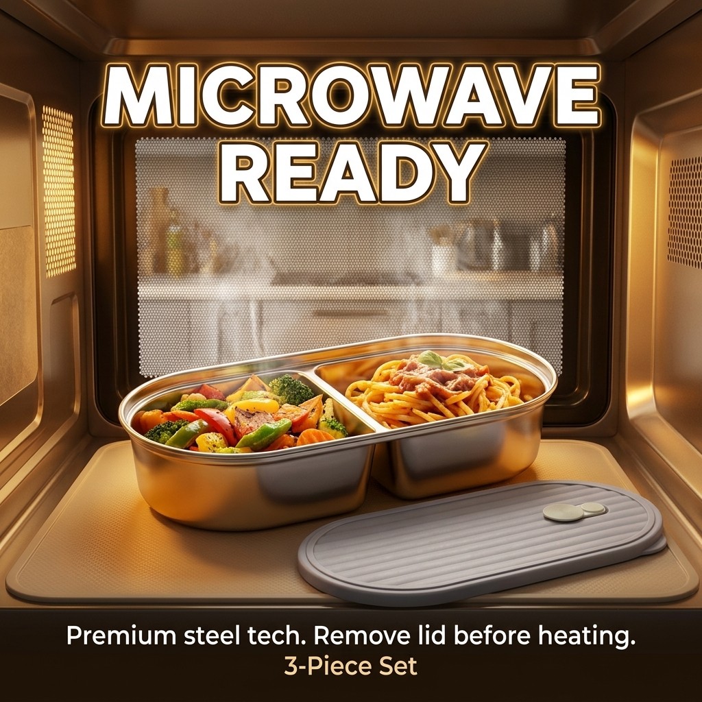Microwavable 304 Stainless Ste - Meal Prep Lunch Boxes avis et prix