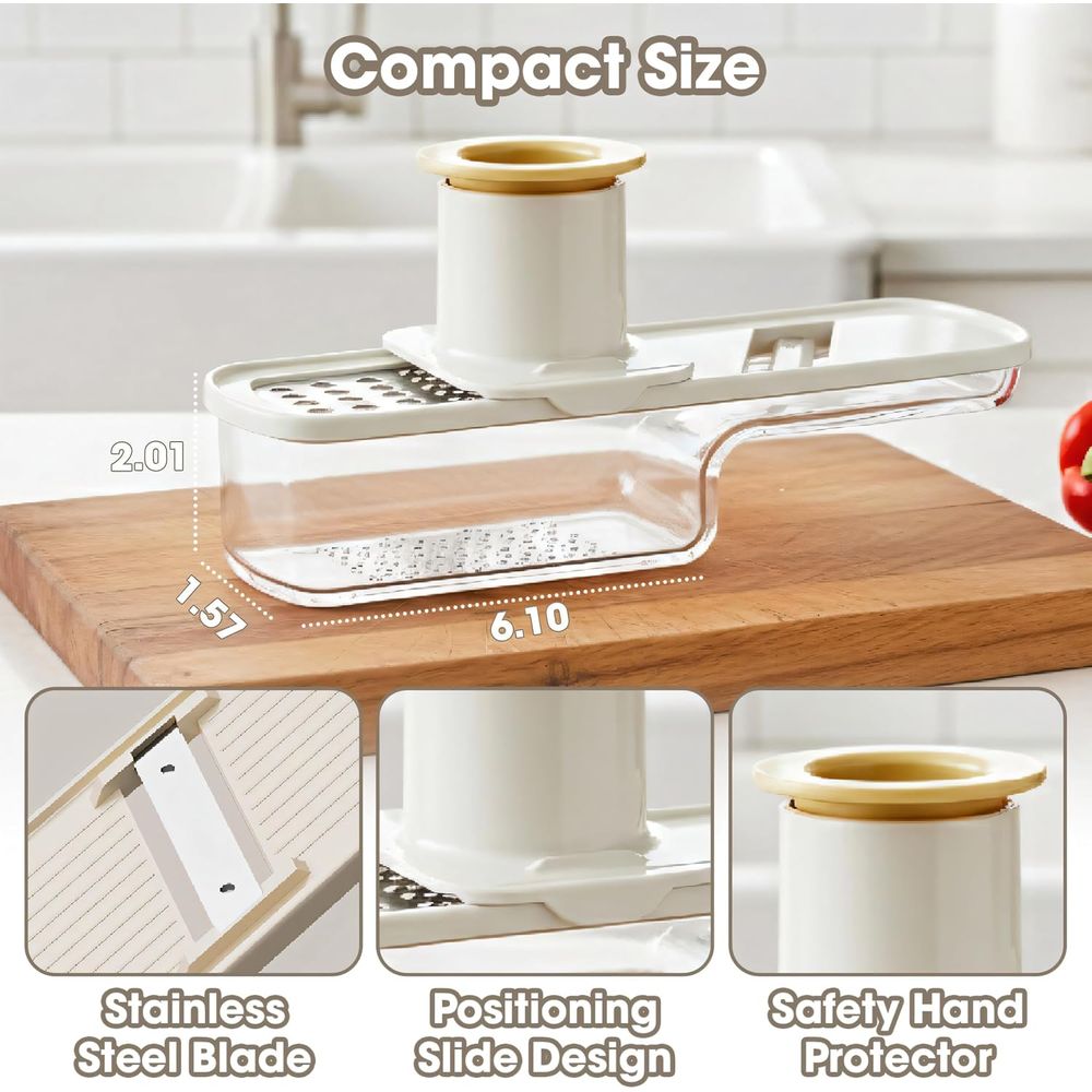 2-Pack 3-in-1 Ginger Garlic Mi - Mandoline Slicer Guard avis et prix