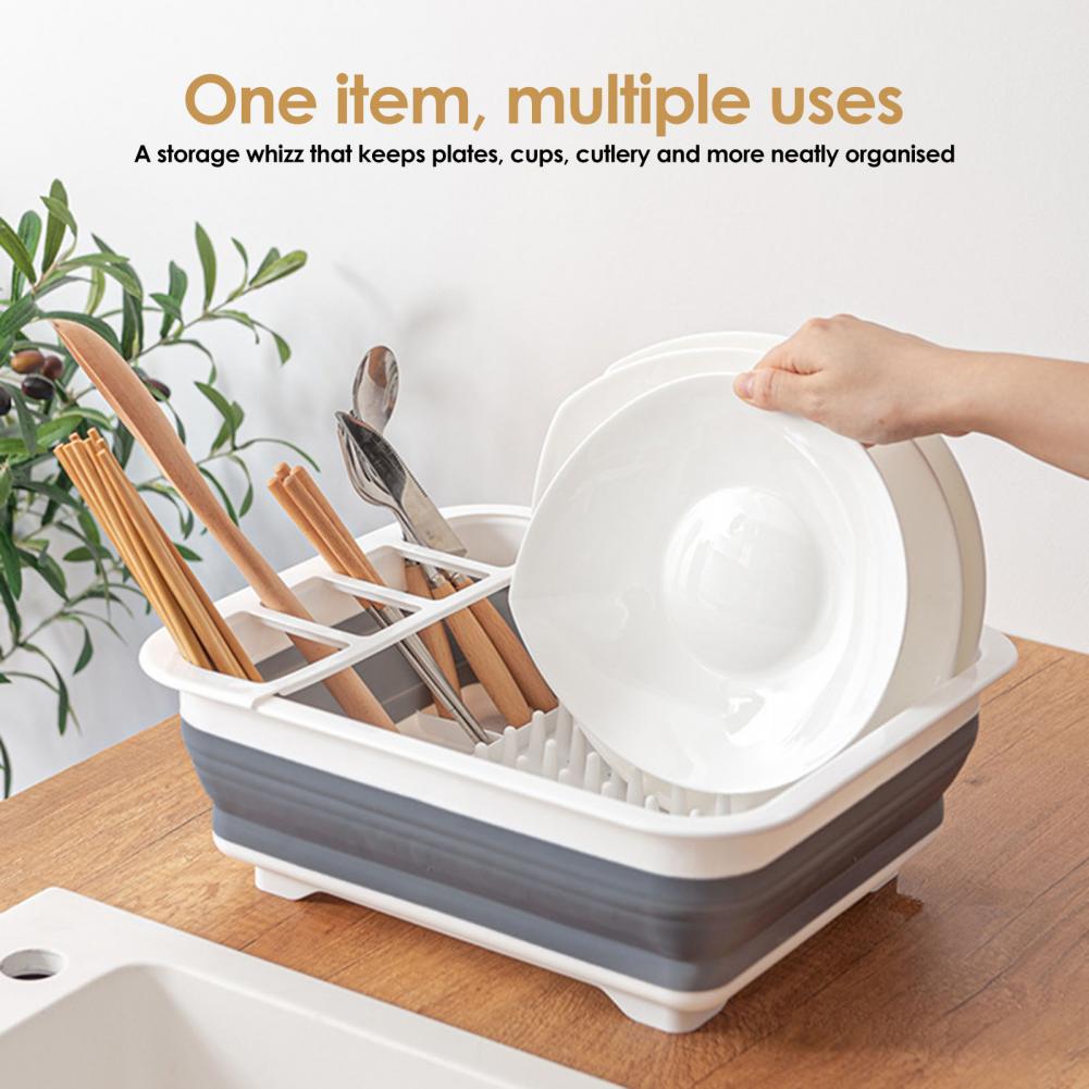 Foldable Dish Drying Rack with - Meal Prep Organizer avis et prix