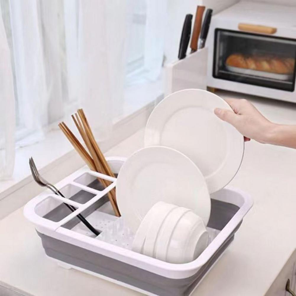 Foldable Dish Drying Rack with - Meal Prep Organizer avis et prix