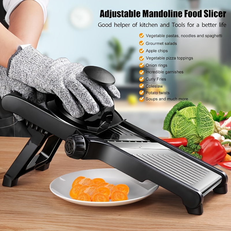 Stainless Steel Mandoline Slic - Mandoline Slicer Guard avis et prix