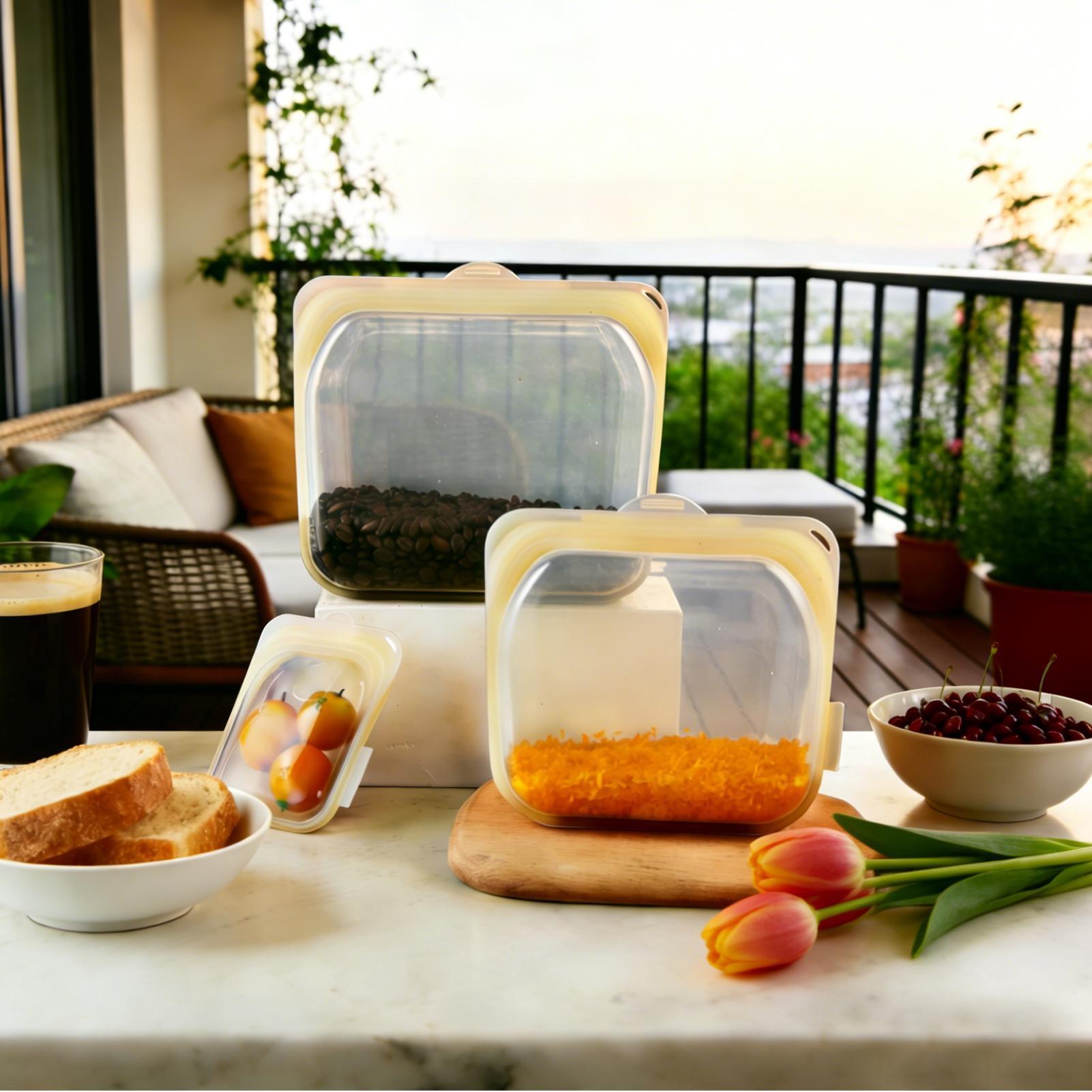 Reusable Freezer Bags 3 Pieces - Meal Prep Freezer avis et prix