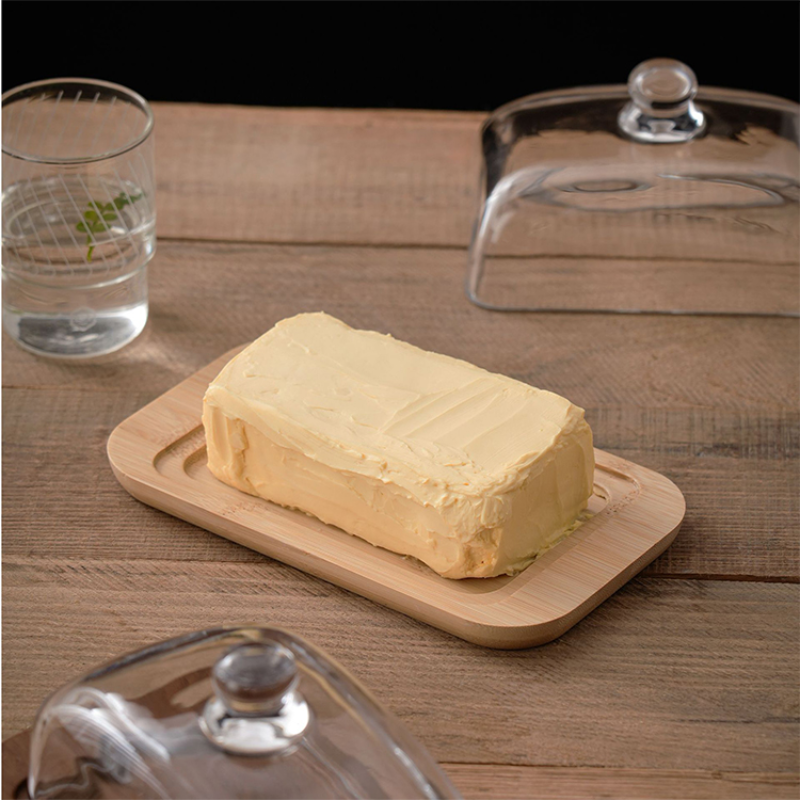 Vintage Glass Butter Dish with - Meal Prep Organizer avis et prix