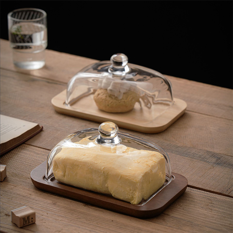 Vintage Glass Butter Dish with - Meal Prep Organizer avis et prix