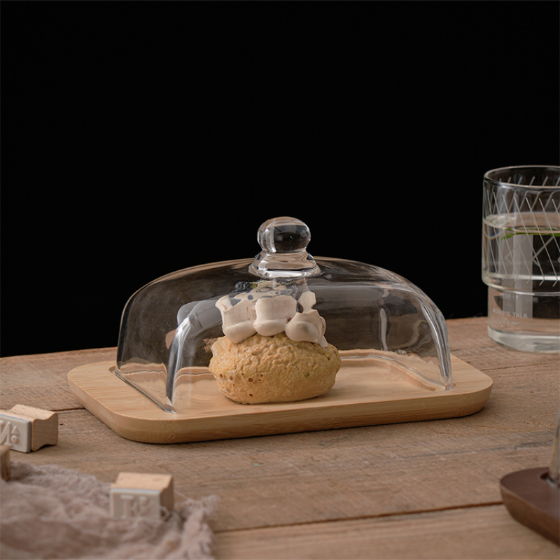 Vintage Glass Butter Dish with - Meal Prep Organizer avis et prix