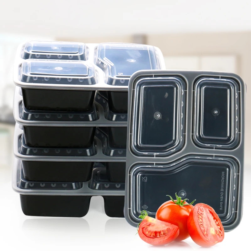 7 Pack 3 Compartment Meal Prep - Meal Prep Lunch Boxes avis et prix
