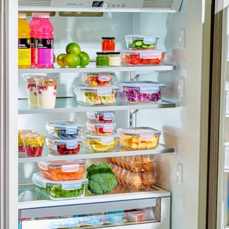 40pc Set Glass Food Storage Co - Meal Prep Lunch Boxes avis et prix
