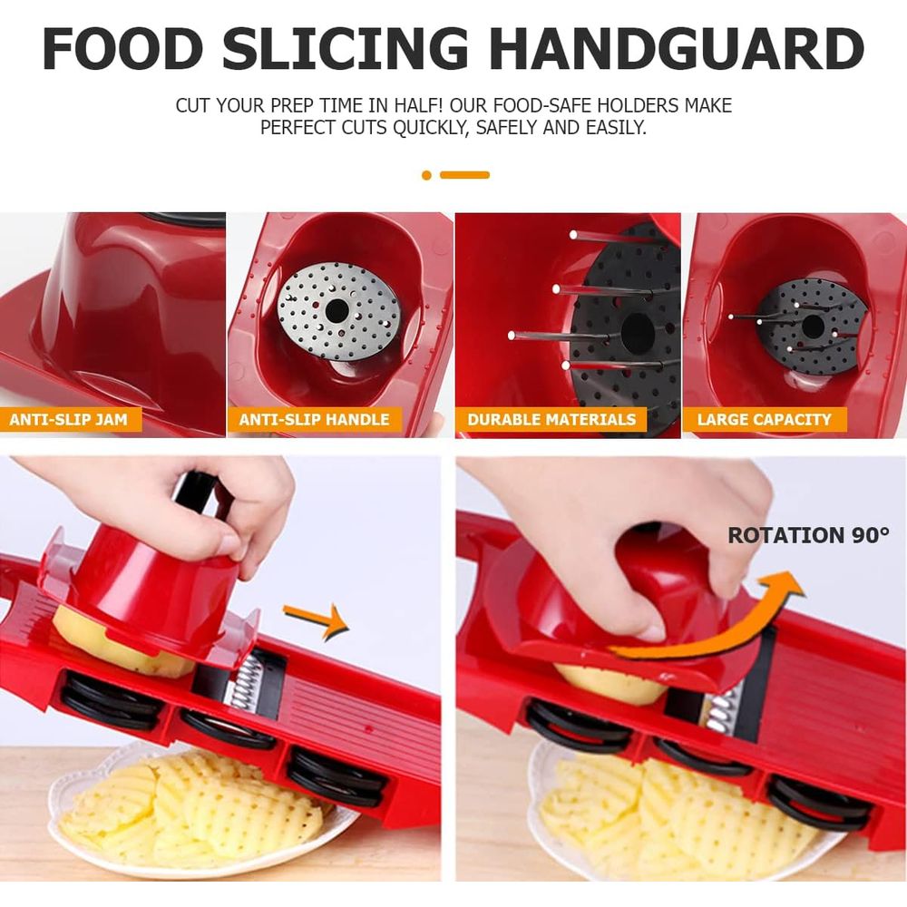 Mandolin Slicer with Finger Gu - Mandoline Slicer Guard avis et prix