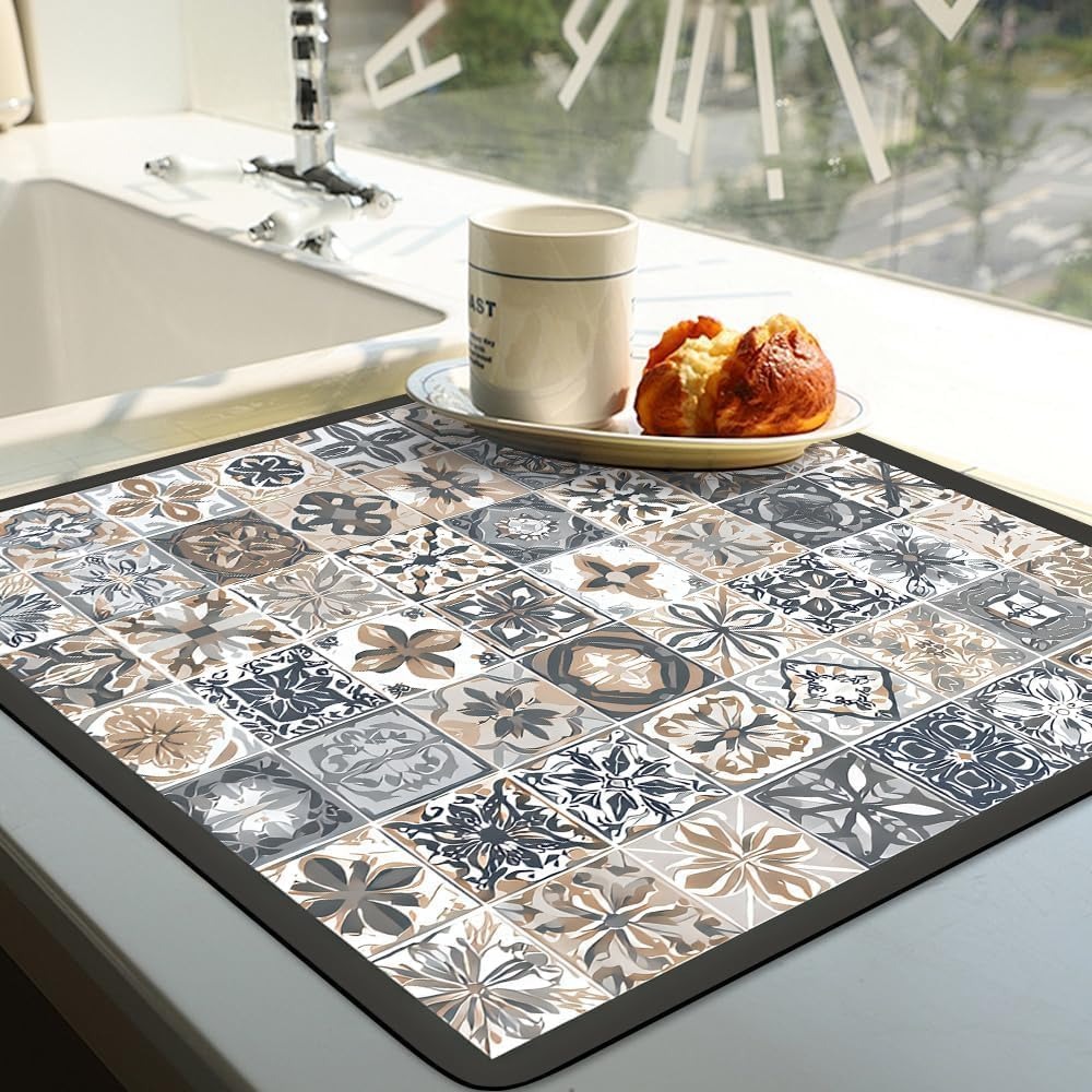 Kitchen Countertop Mat Vintage - Meal Prep Format avis et prix