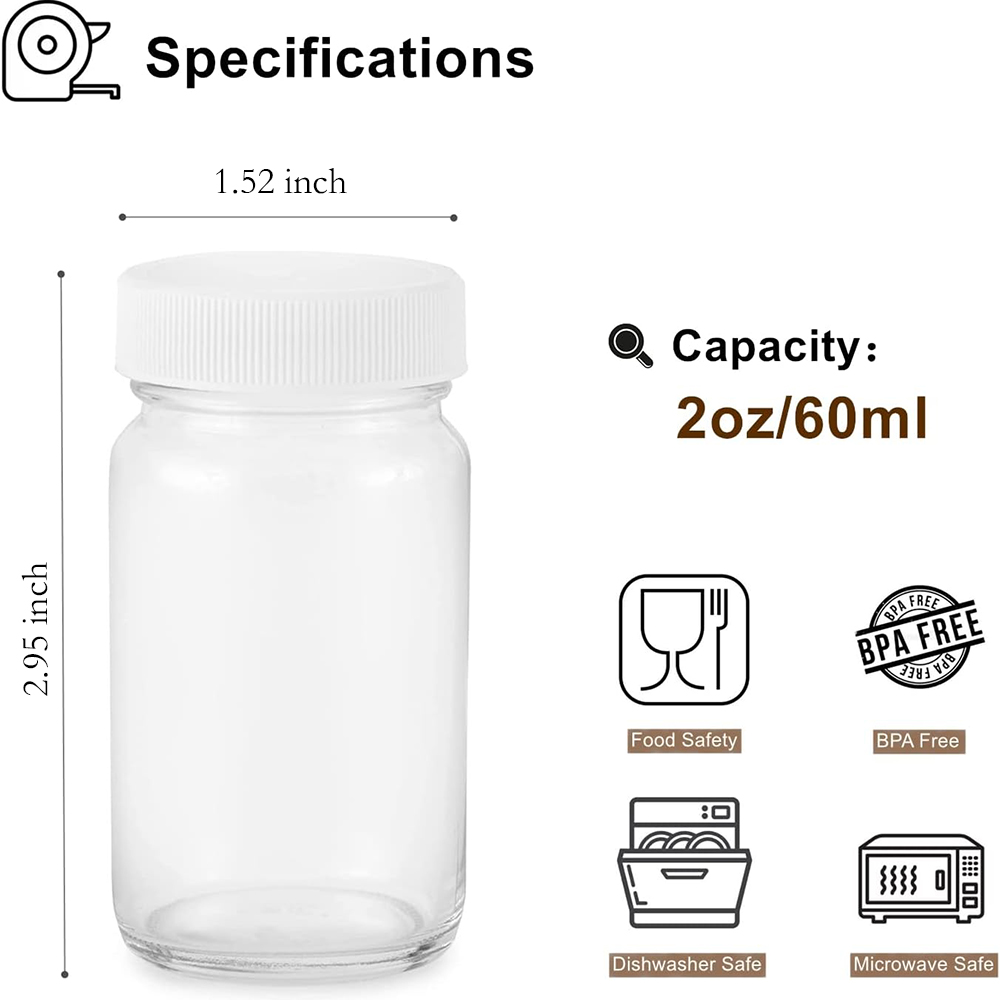 Juice Bottles, 2oz Glass Bottl - Meal Prep Juice Bottles avis et prix
