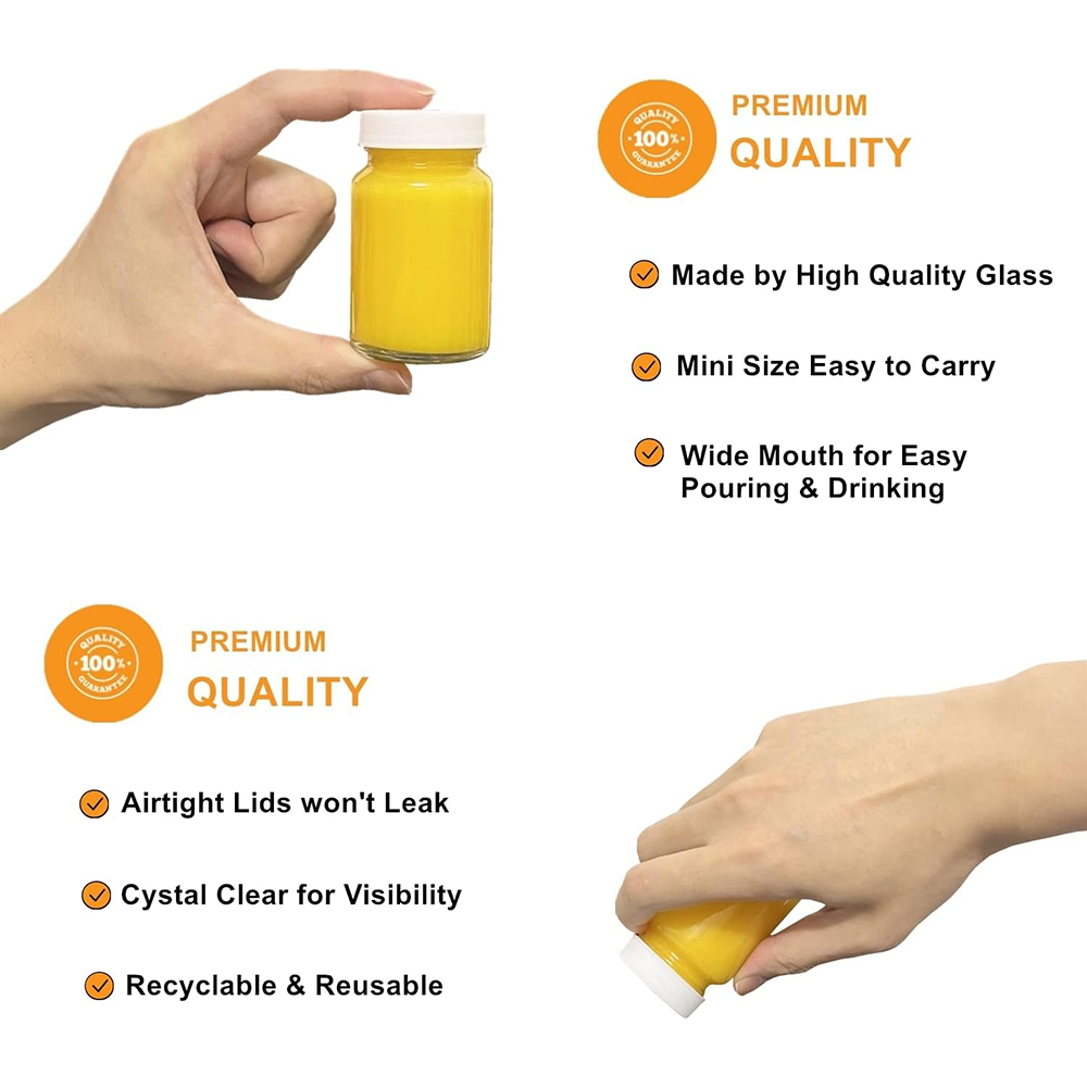 Juice Bottles, 2oz Glass Bottl - Meal Prep Juice Bottles avis et prix