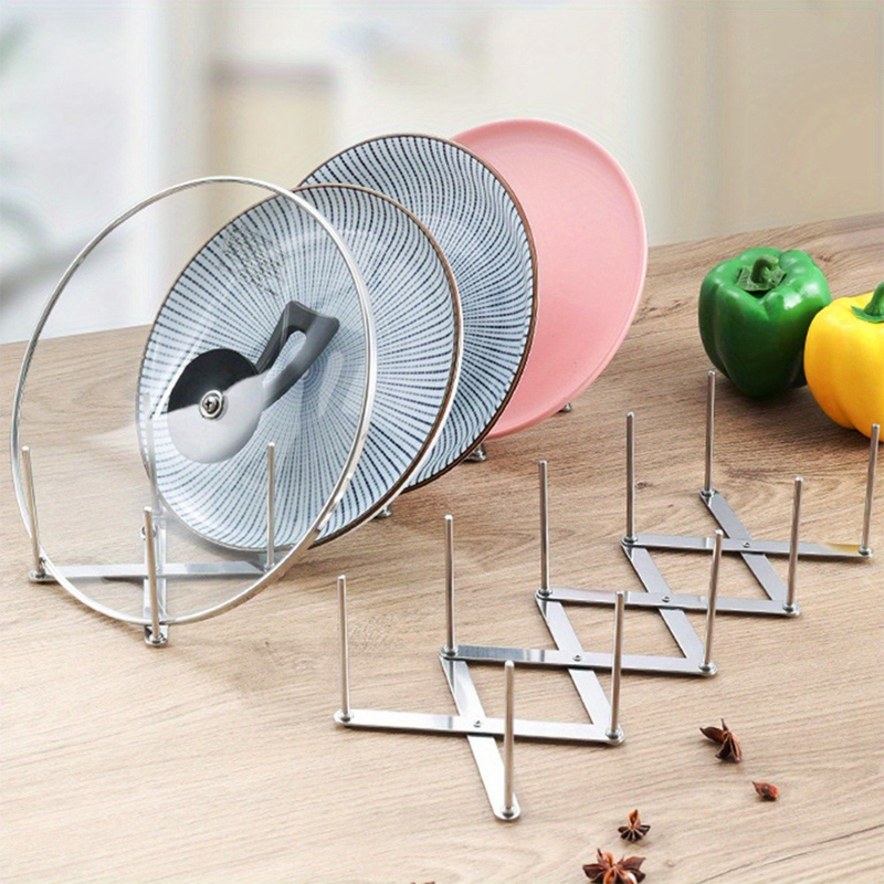 Pot Lid Rack Pan Lid Organizer - Meal Prep Organizer avis et prix