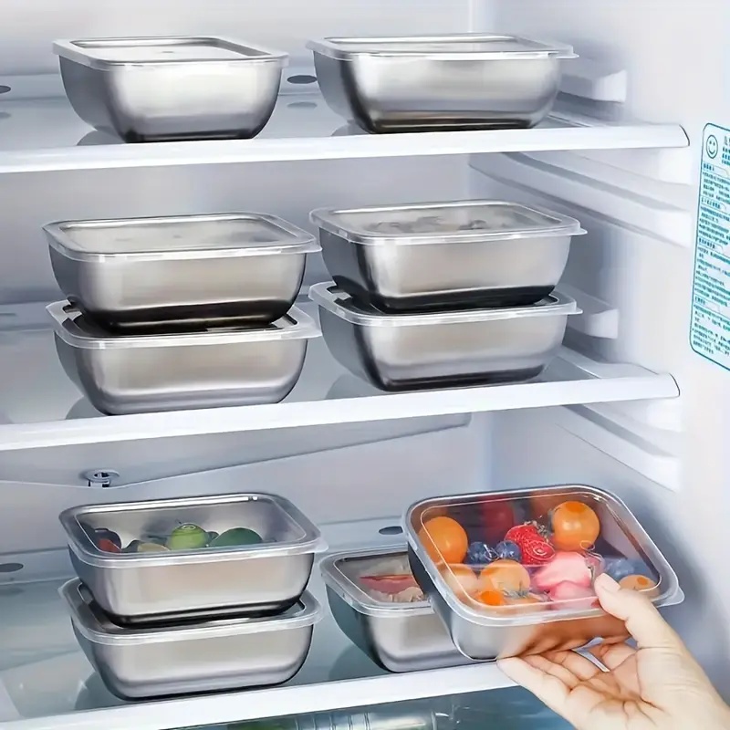 5-Piece Stainless Steel Food S - Meal Prep Lunch Boxes avis et prix