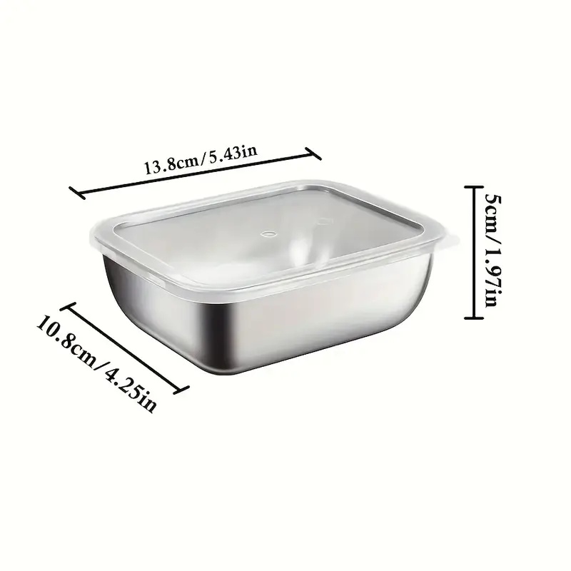 5-Piece Stainless Steel Food S - Meal Prep Lunch Boxes avis et prix