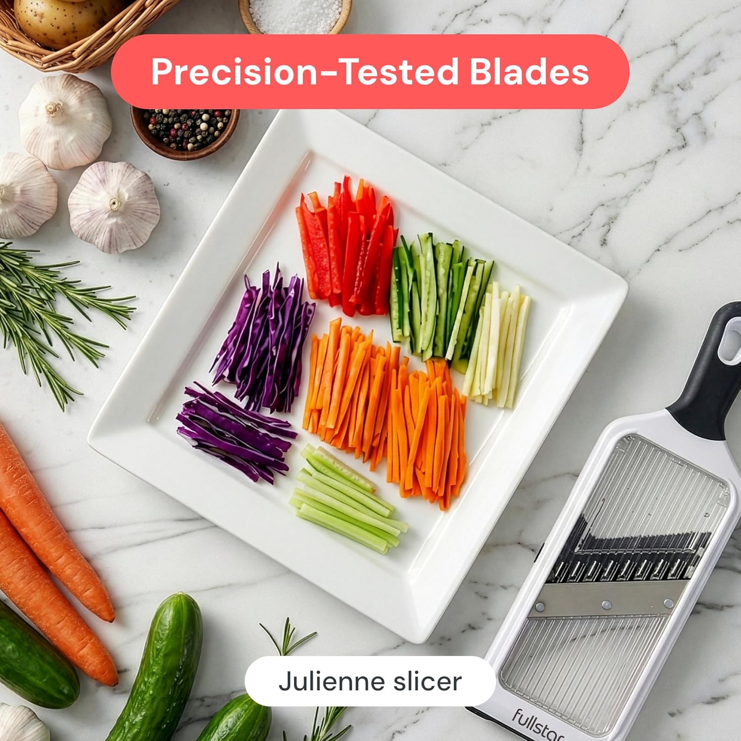 2-in-1 Handheld Mandoline Slic - Mandoline Slicer Guard avis et prix