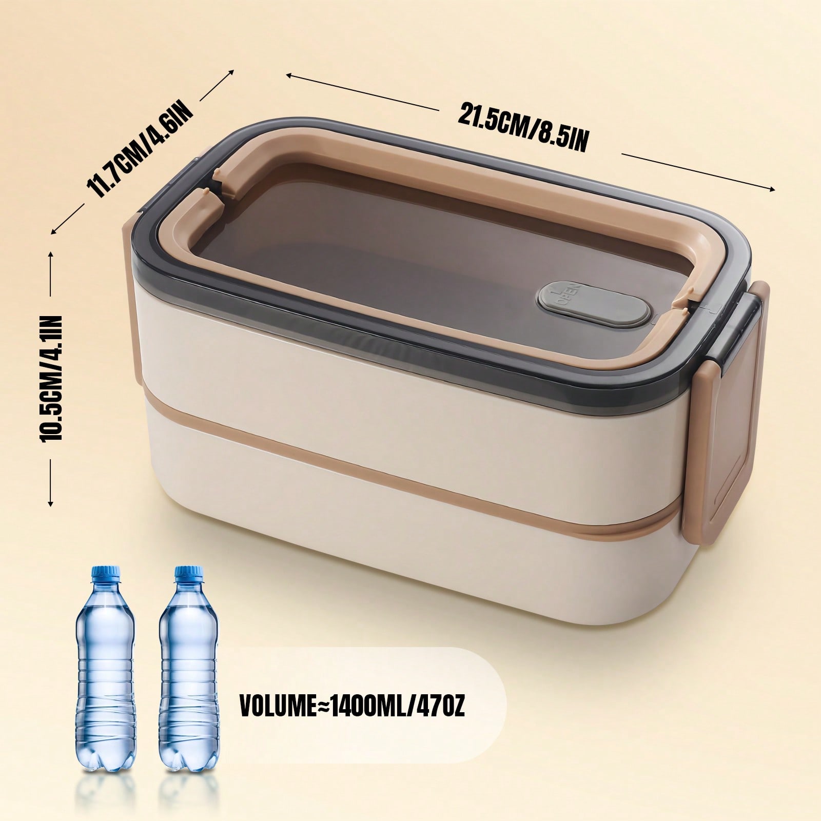 Stainless Steel 2-Layer Lunch  - Meal Prep Lunch Boxes avis et prix