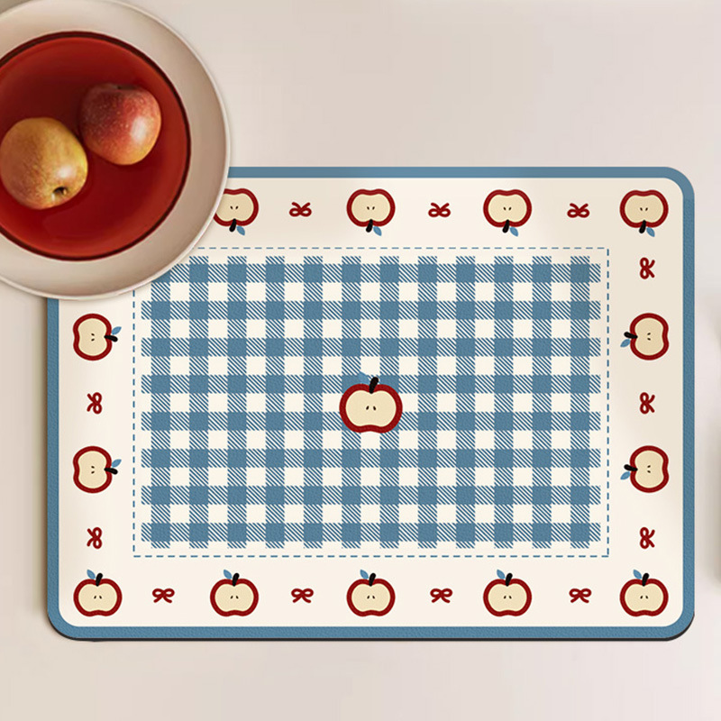 ute Apple Pattern Drying Mat F - Meal Prep Format avis et prix