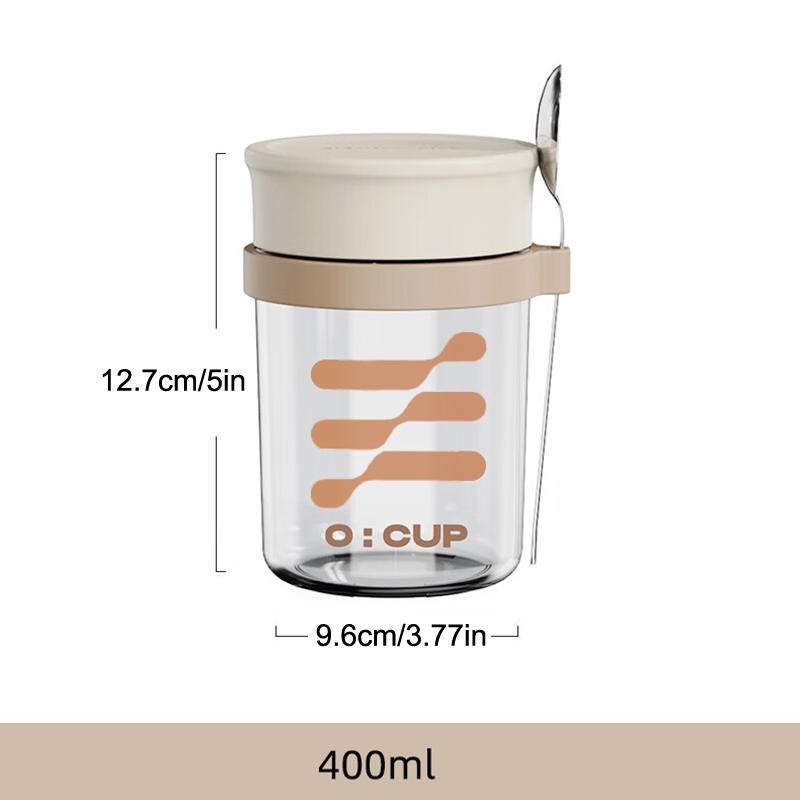 400ML Overnight Oats Glass Cup - Meal Prep Yogurt Cups avis et prix