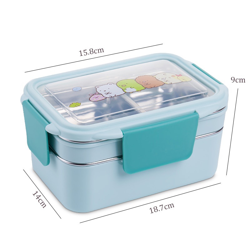 With Random Pattern Cartoon Lu - Meal Prep Lunch Boxes avis et prix