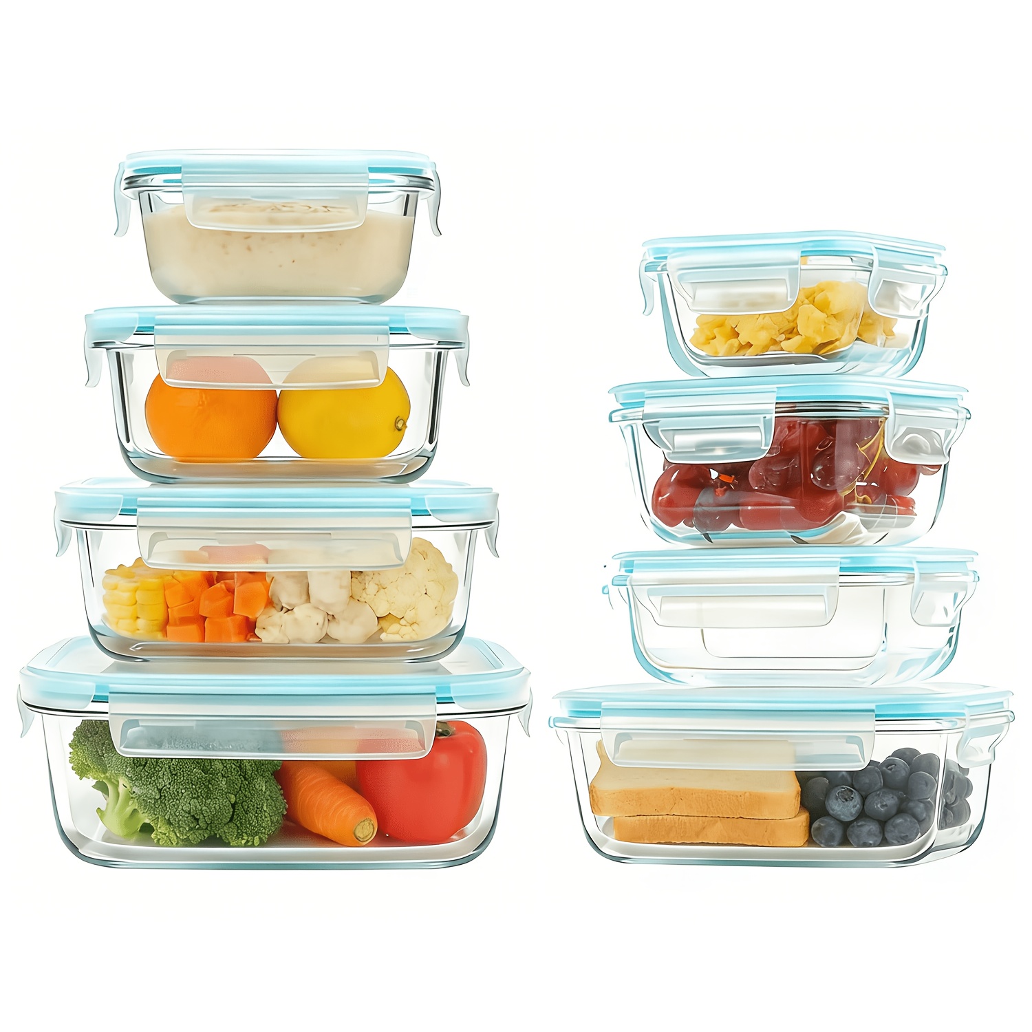 Premium Glass Food Storage Con - Meal Prep Freezer avis et prix