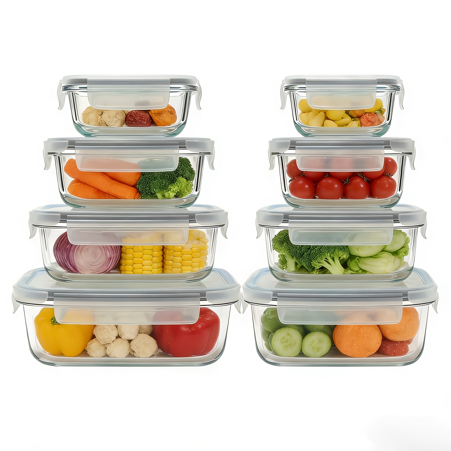 Premium Glass Food Storage Con - Meal Prep Freezer avis et prix