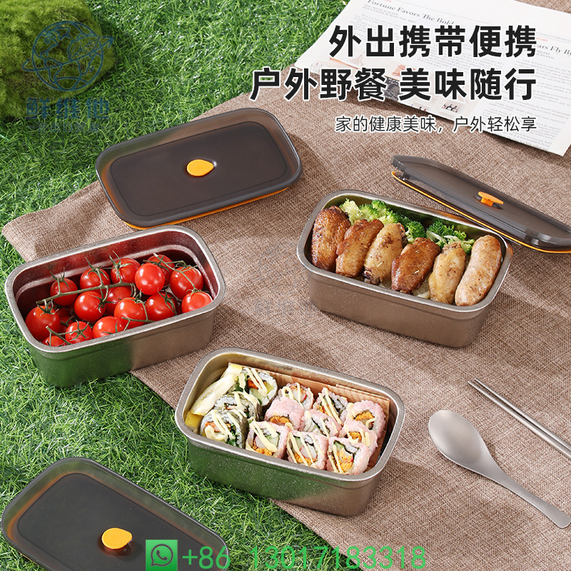Pure Titanium Rectangular Food - Meal Prep Organizer avis et prix