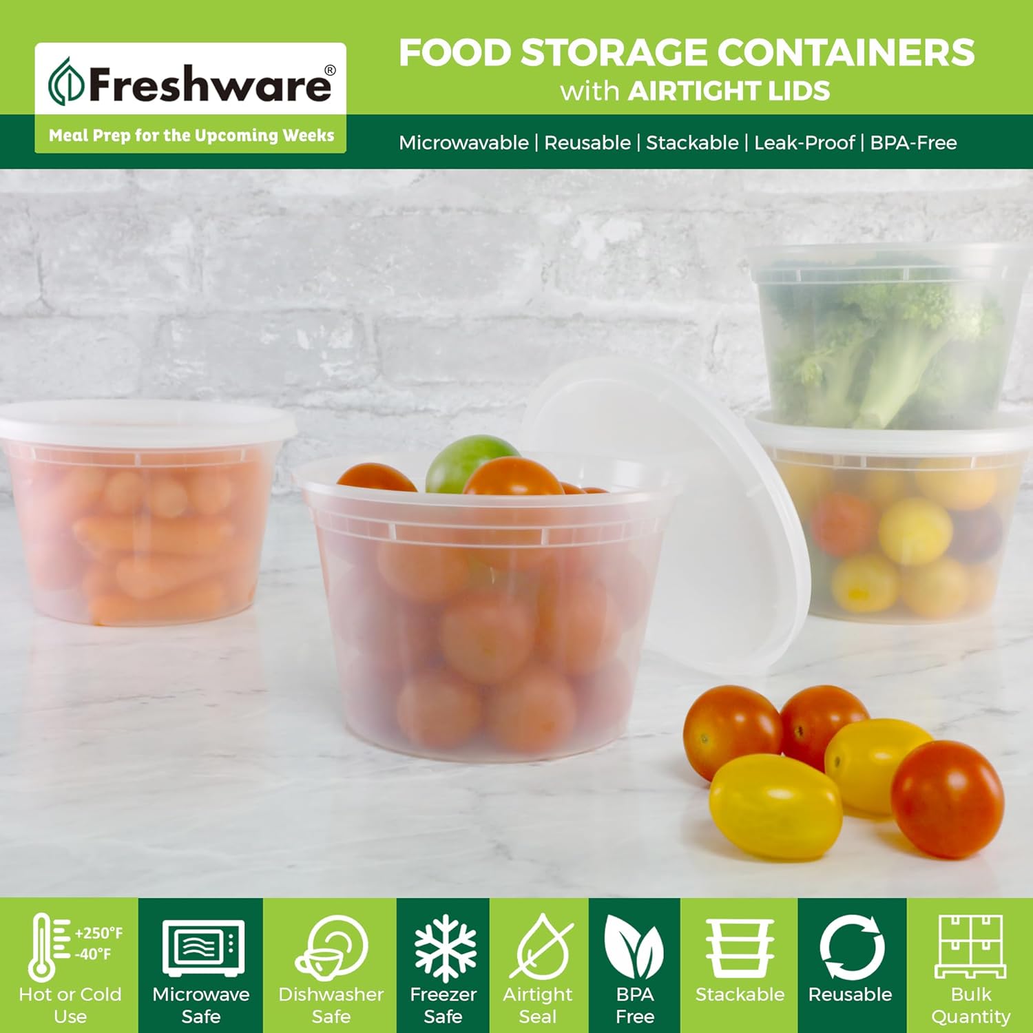 Plastic Food Storage Container - Meal Prep Containers avis et prix