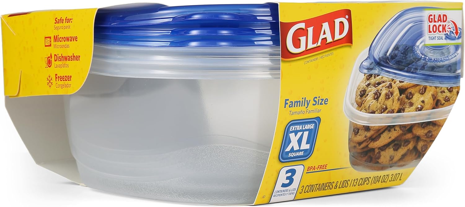 Square Food Storage Containers - Meal Prep Containers avis et prix
