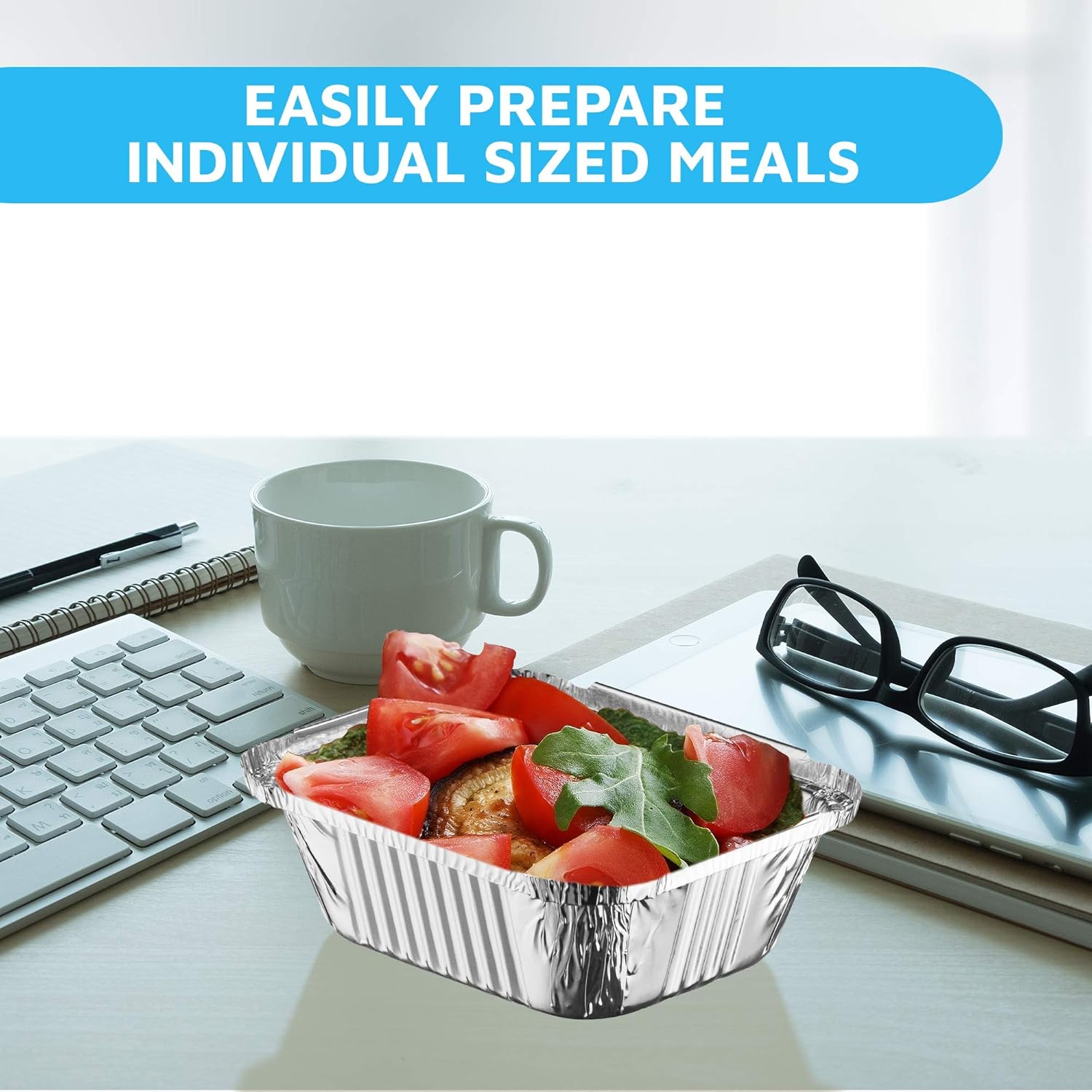 Disposable Takeout Pans with C - Meal Prep Containers avis et prix