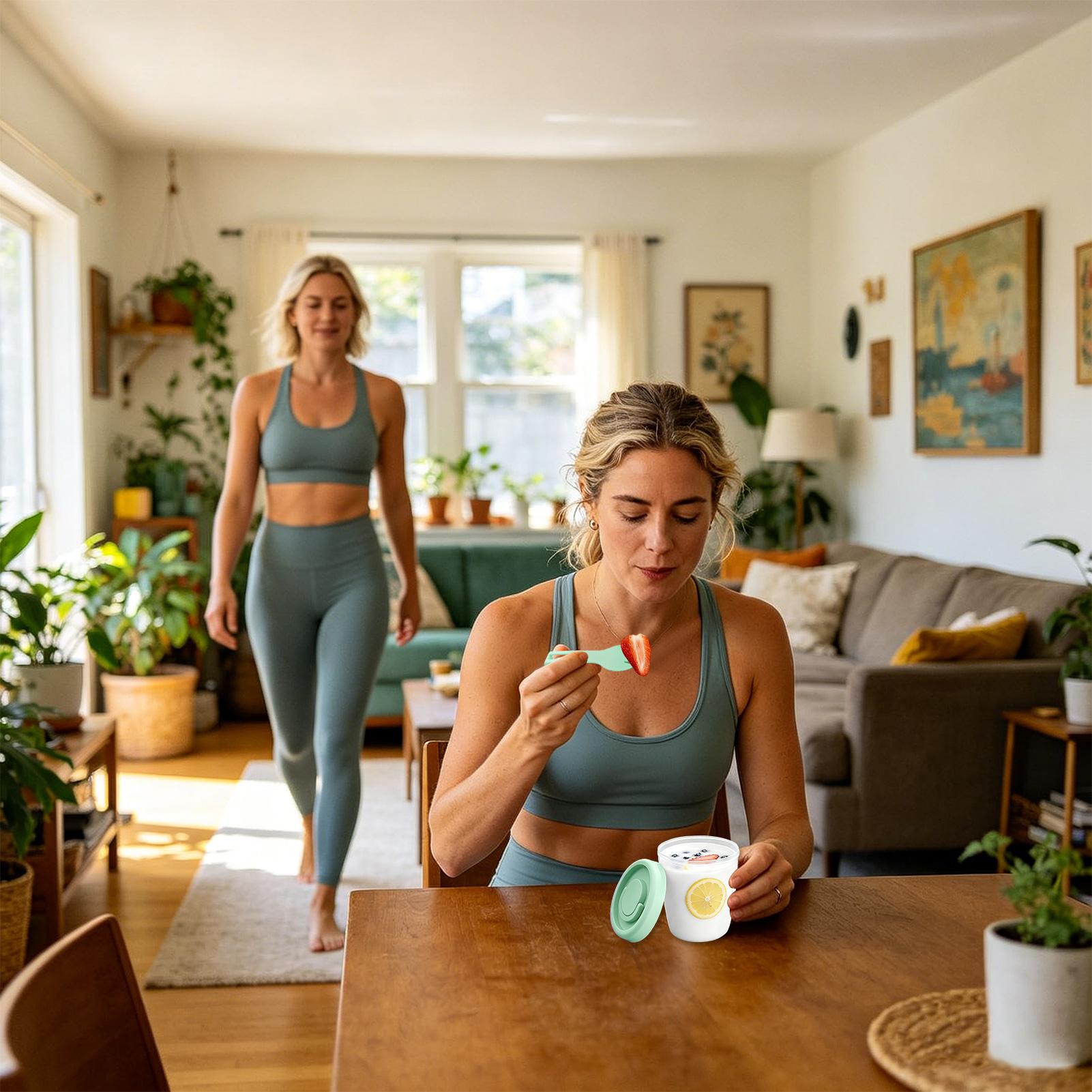 Yogurt Cups With Lids Draining - Meal Prep Yogurt Cups avis et prix