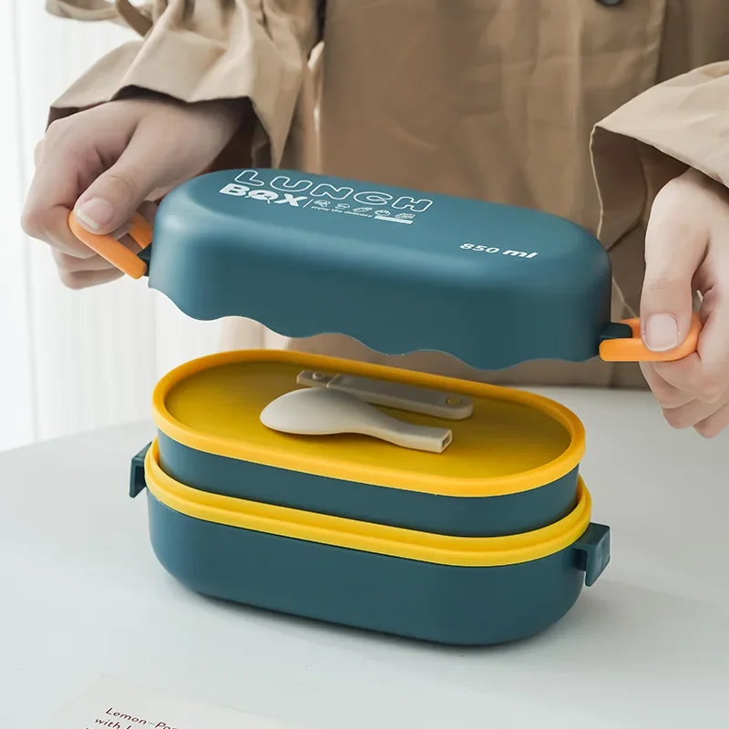 850ML Lunch Box Double-layer P - Meal Prep Lunch Boxes avis et prix