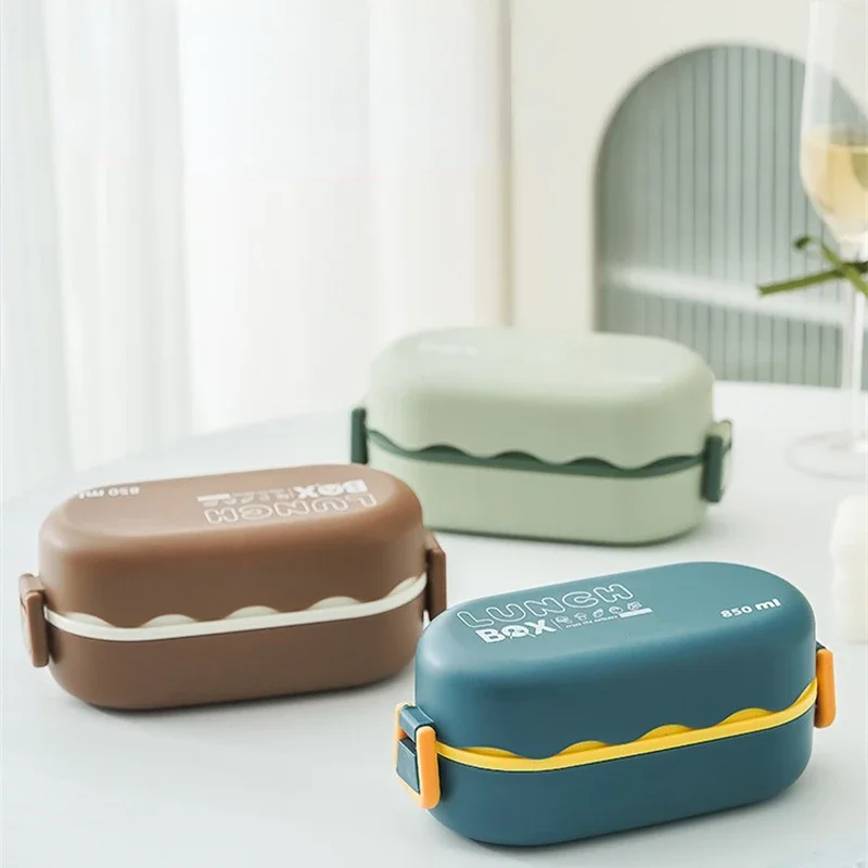 850ML Lunch Box Double-layer P - Meal Prep Lunch Boxes avis et prix