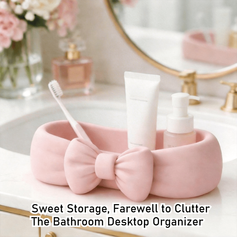 Cute Bow Shaped Makeup Organiz - Meal Prep Organizer avis et prix